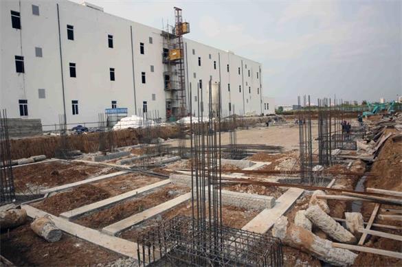 【摄影】转自中国新闻图片网：中国建设中的中国长三角地区专业生鲜冷链企业--江苏金百博冷链物流